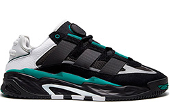 Adidas Niteball Black Green с мехом